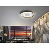 Limbos LED Flush Light 40W 3000K - White/Gold