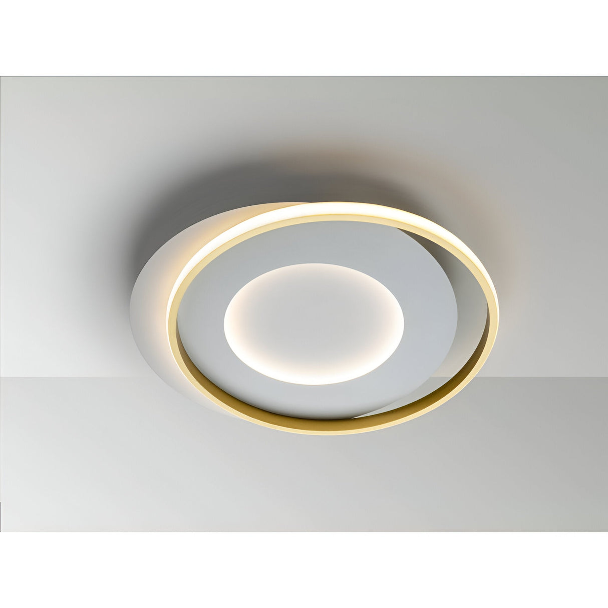 Limbos LED Flush Light 40W 3000K - White/Gold