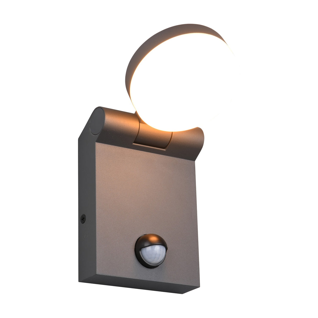 Adour LED Globe PIR Outdoor Wall Light – Anthracite