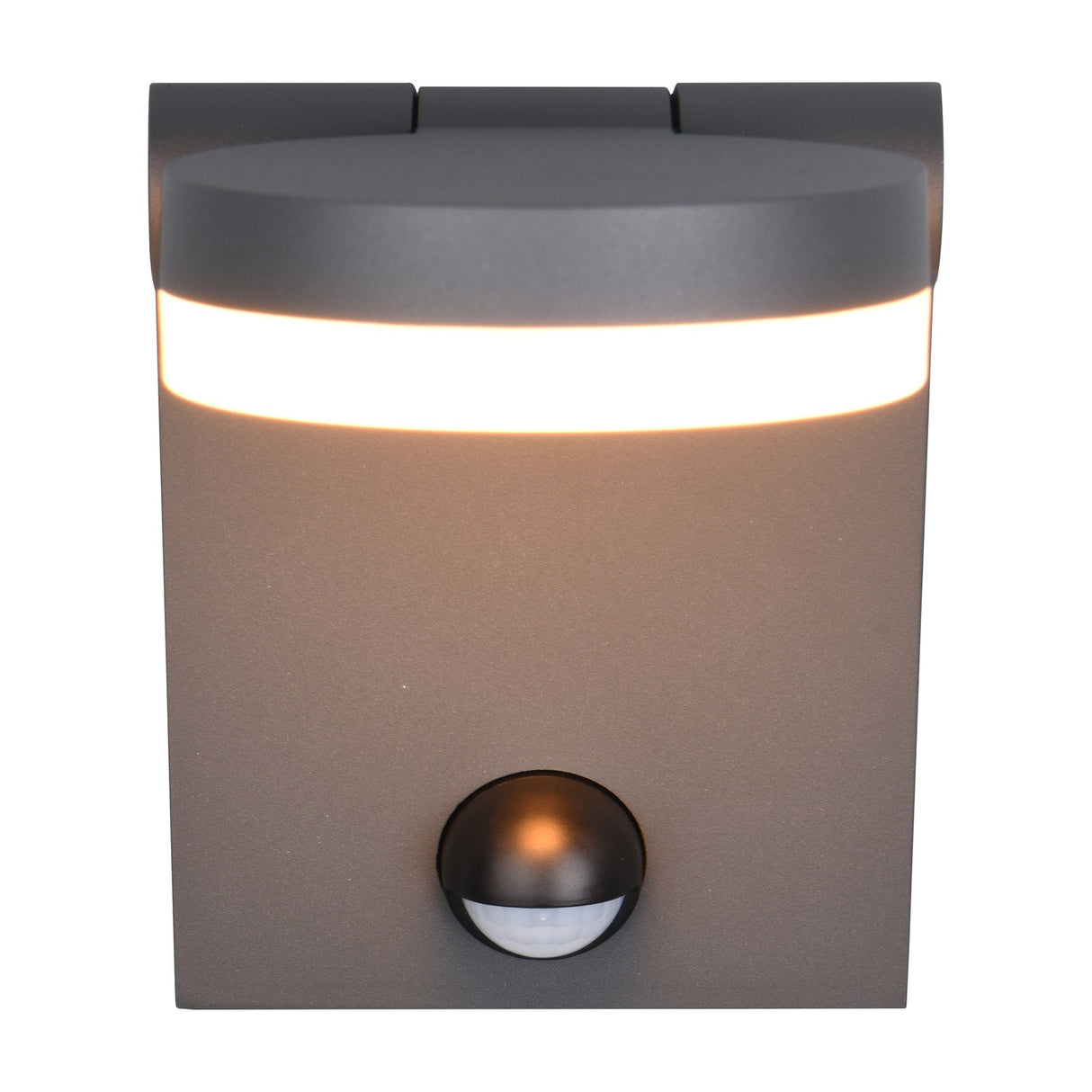 Adour LED Globe PIR Outdoor Wall Light – Anthracite