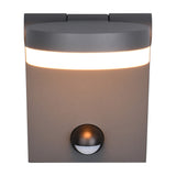 Adour LED Globe PIR Outdoor Wall Light – Anthracite