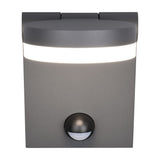 Adour LED Globe PIR Outdoor Wall Light – Anthracite