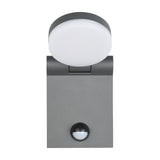 Adour LED Globe PIR Outdoor Wall Light – Anthracite
