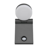 Adour LED Globe PIR Outdoor Wall Light – Anthracite