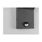 Adour LED Globe PIR Outdoor Wall Light – Anthracite