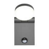 Adour LED Globe PIR Outdoor Wall Light – Anthracite
