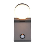 Adour LED Globe PIR Outdoor Wall Light – Anthracite