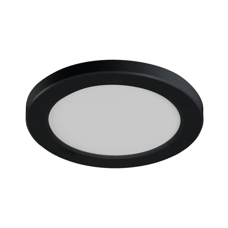 Erga 17W Round LED Downlight Colour Selectable - Black