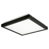 Tybia 410x410 38W LED Ceiling Light with PIR Sensor - Black