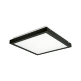 Tybia 320x320 25W Square LED Ceiling Light - Black