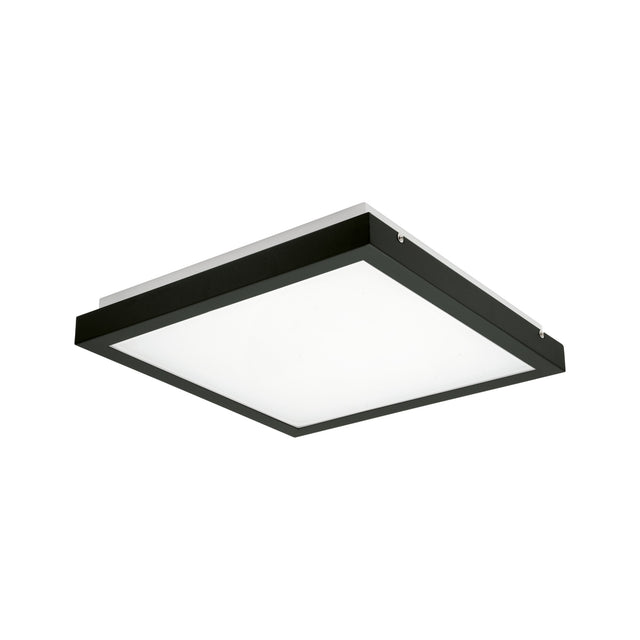 Tybia 320x320 25W Square LED Ceiling Light - Black