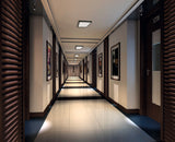 Tybia 320x320 25W Square LED Ceiling Light - Black