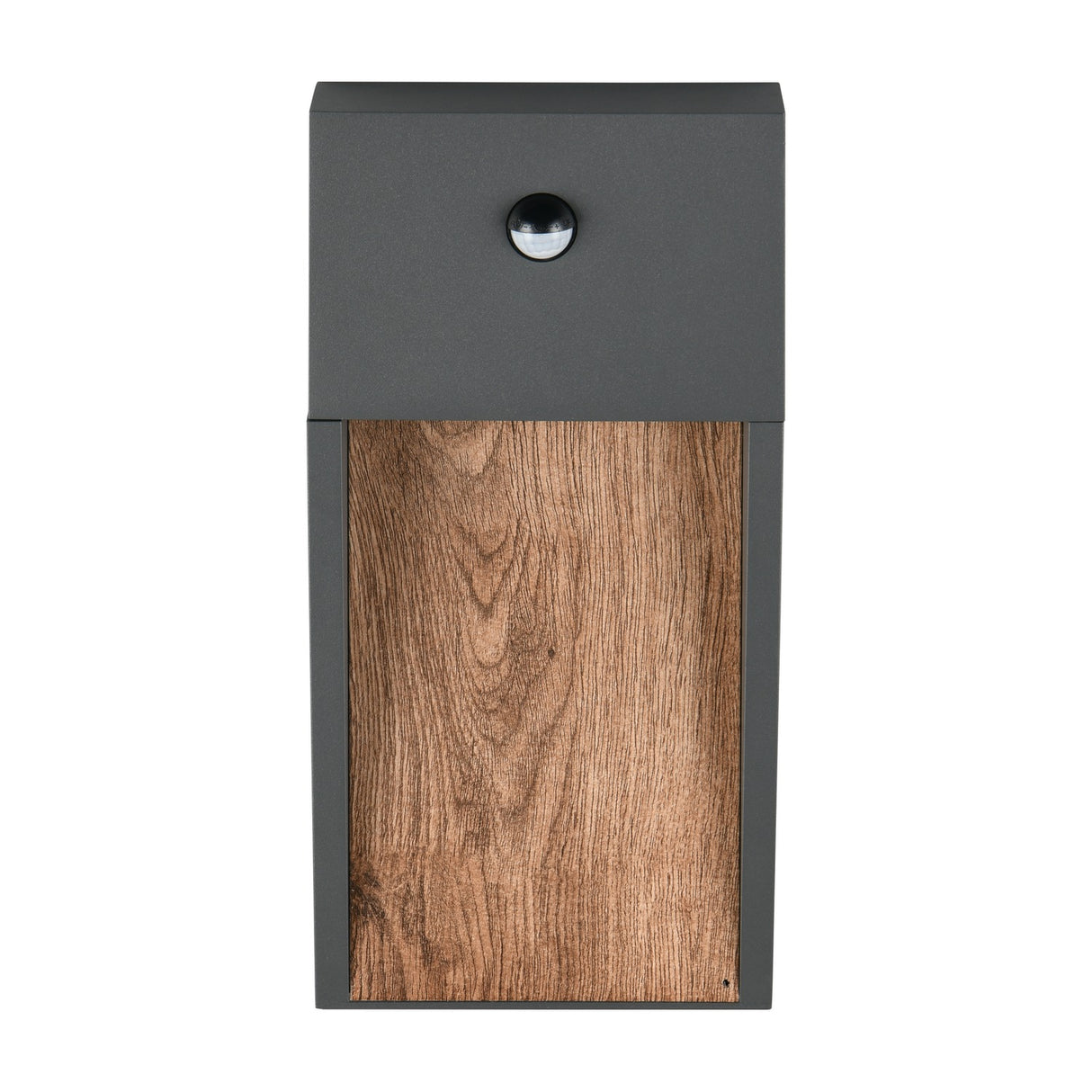 Salmon LED PIR Outdoor Wall Light – Wood Effect