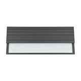 Mariza LED Glass Outdoor Wall Light – Anthracite