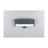 Mariza LED Glass PIR Outdoor Wall Light – Anthracite