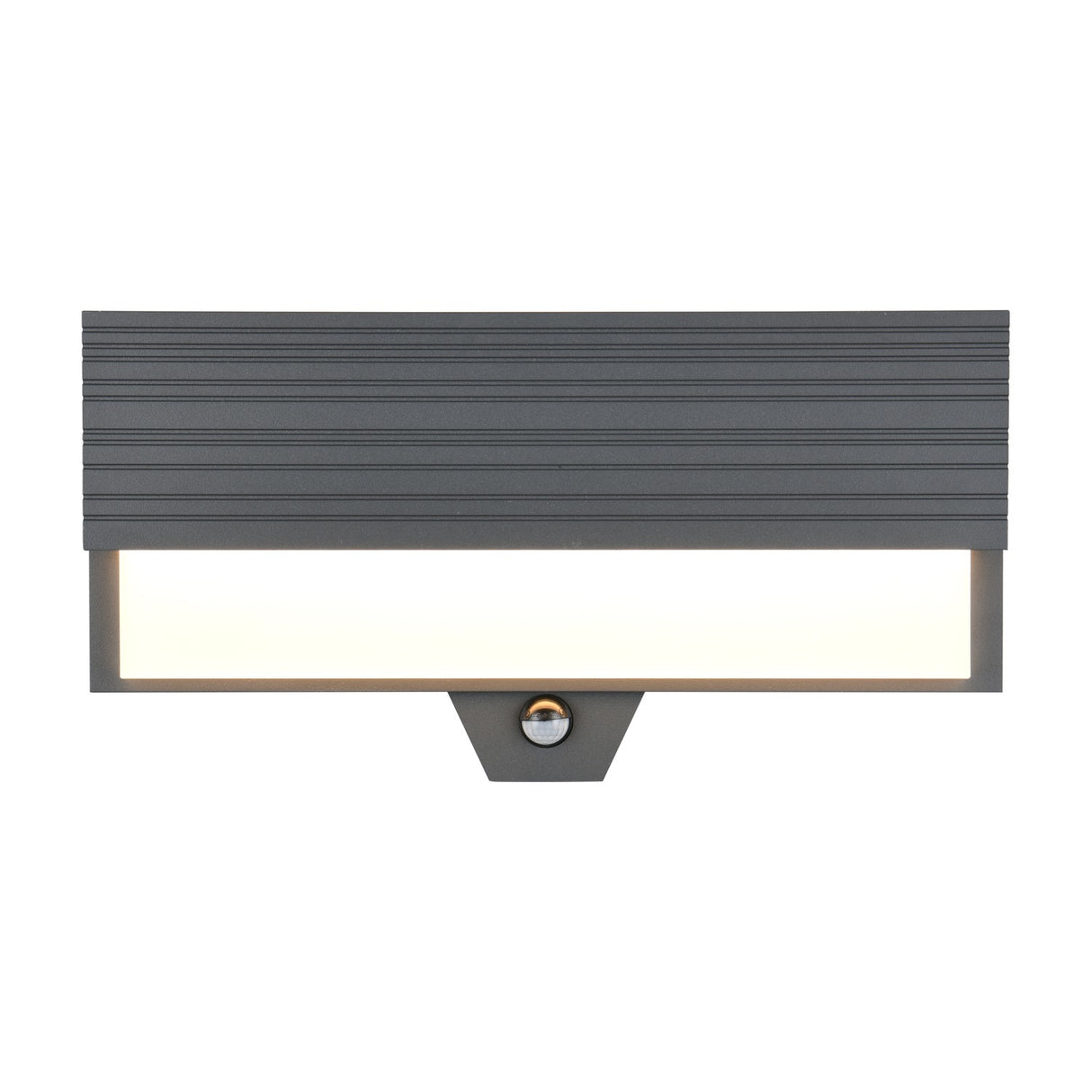 Mariza LED Glass PIR Outdoor Wall Light – Anthracite