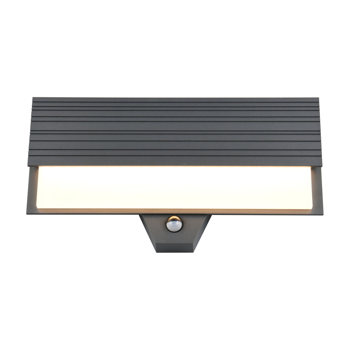 Mariza LED Glass PIR Outdoor Wall Light – Anthracite