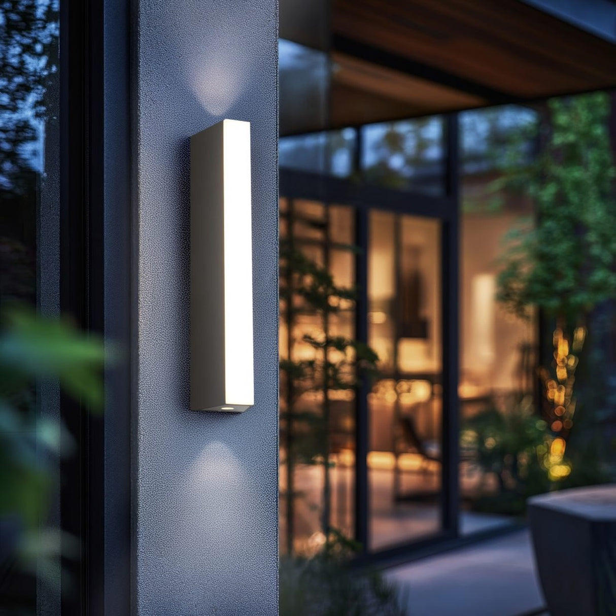 Marne LED Up Down Outdoor Wall Light – Anthracite