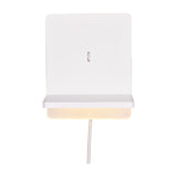 Fairfield LED USB Wall Light – Matt White