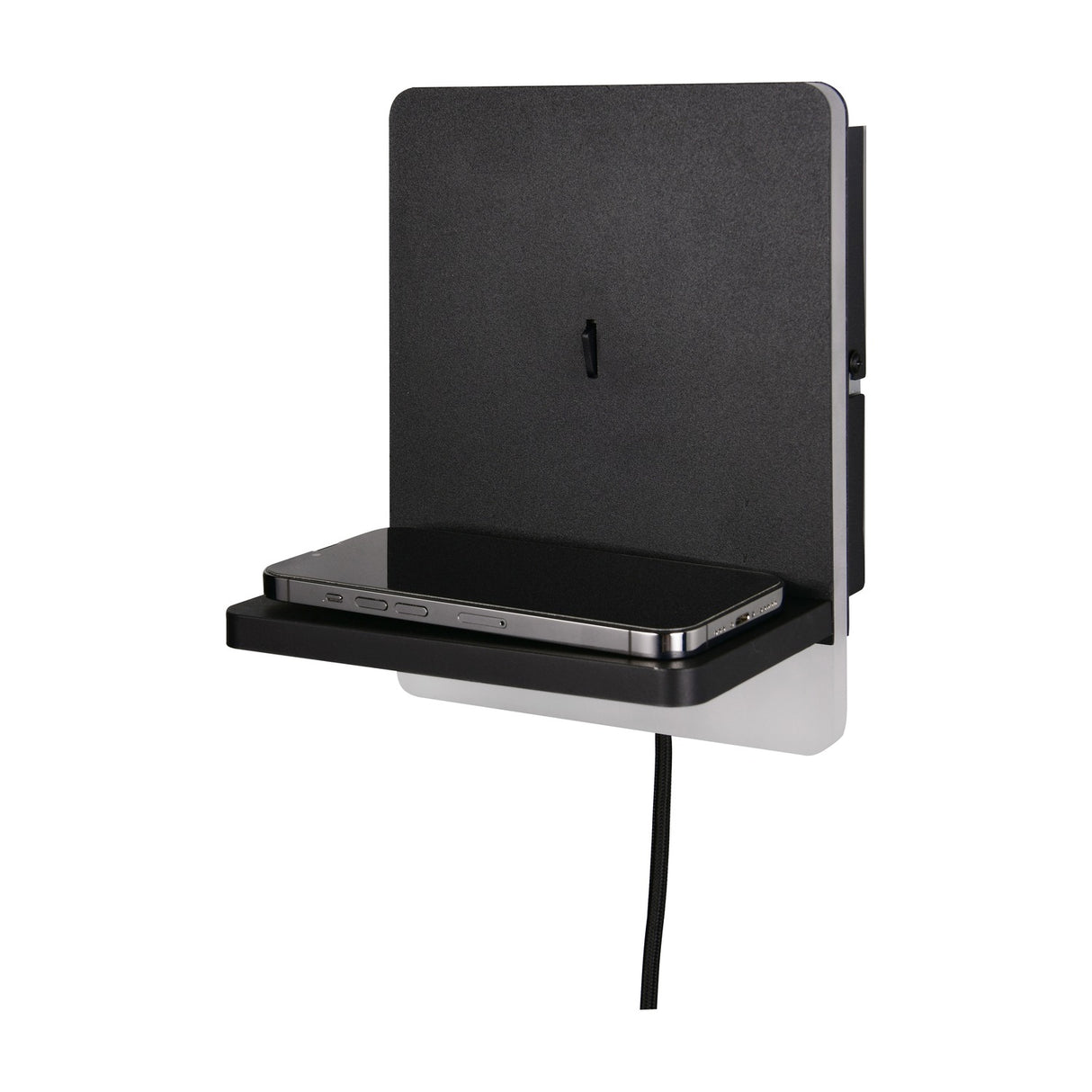 Fairfield LED USB Square Wall Light – Matt Black
