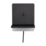 Fairfield LED USB Square Wall Light – Matt Black