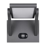 Malawi LED Solar PIR Outdoor Wall Light – Anthracite