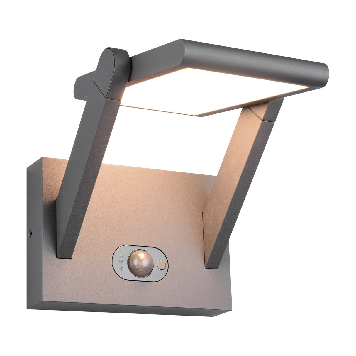 Malawi LED Solar PIR Outdoor Wall Light – Anthracite