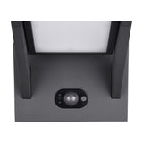 Malawi LED Solar PIR Outdoor Wall Light – Anthracite