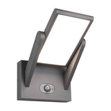 Malawi LED Solar PIR Outdoor Wall Light – Anthracite
