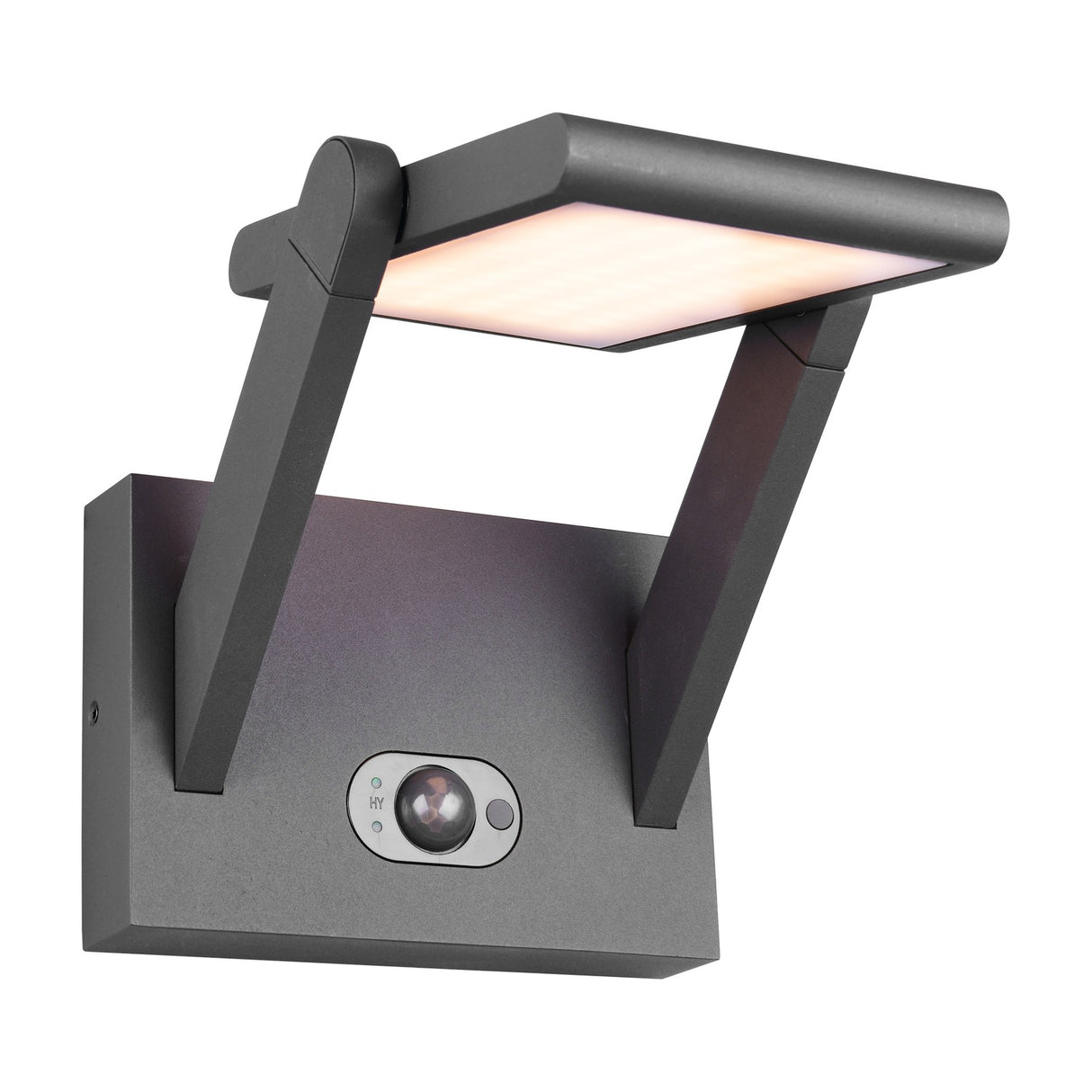 Malawi LED Solar PIR Outdoor Wall Light – Anthracite