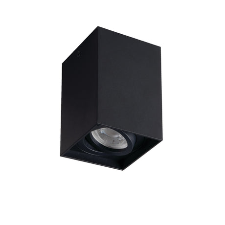 Gord XS GU10 Square Spotlight - Black