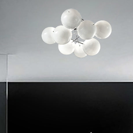 Atom 4 Light Globe Glass Ceiling Light