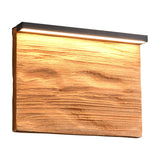 Kalea LED Square Wall Light – Wood