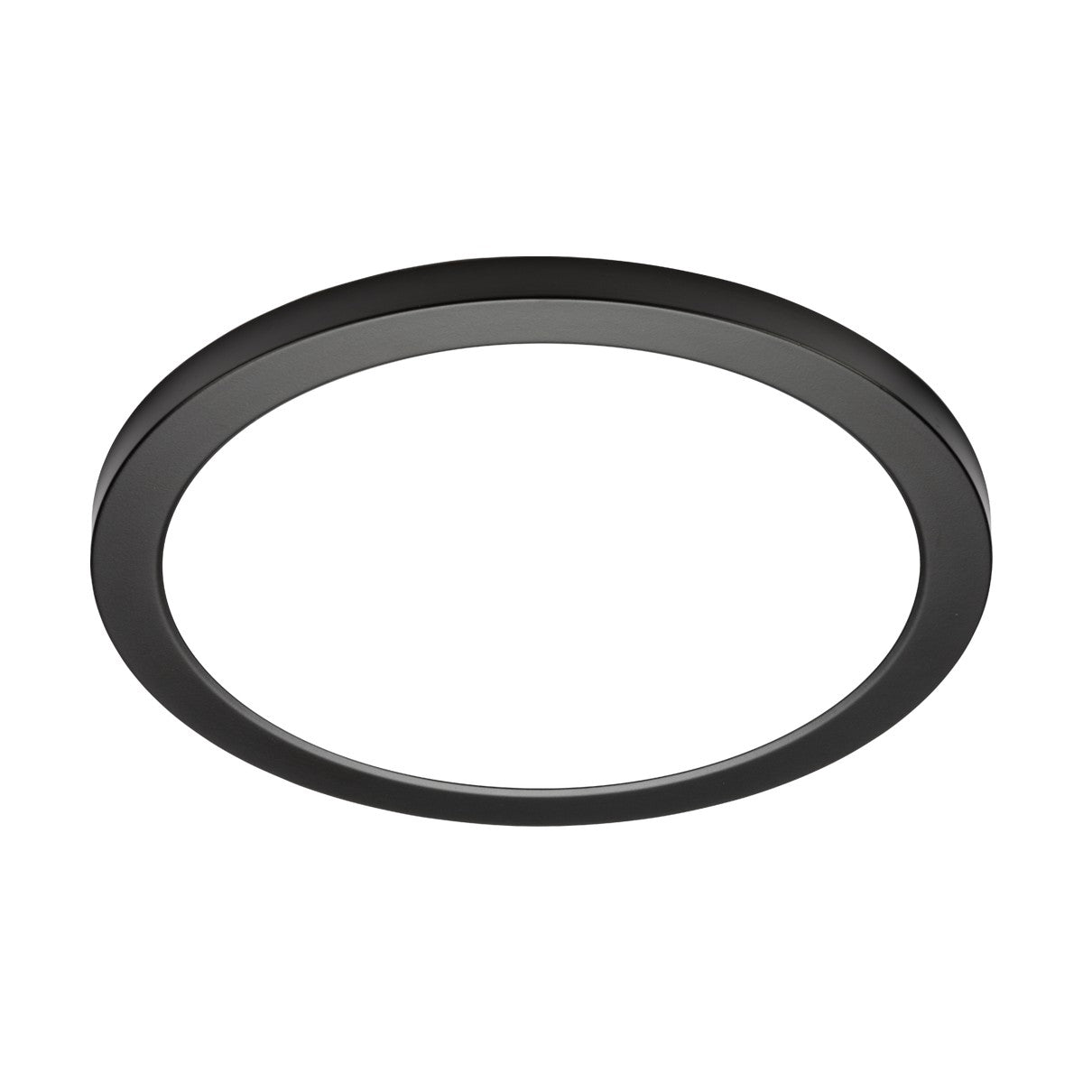 The CPL24 Matt Black Bezel LED ceiling light fixture boasts a magnetic bezel along with a sleek, modern design. Its thin matt black rim and white center make it an ideal addition to contemporary interiors.