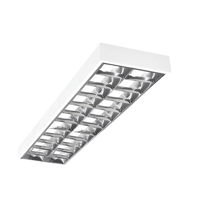 NOTUS 1220x300 2x36W ECG T8 Batten Ceiling Light - White