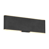 Conchita Rechargeable Up Down 22cm Wall Light – Matt Black