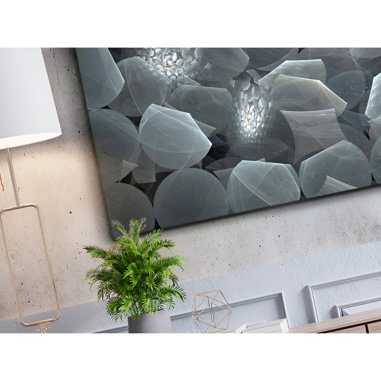 Polaris Leaf Form Photography Print - 120x120cm