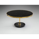 Dekala Stainless Steel & Marble Coffee Table - Black & Gold