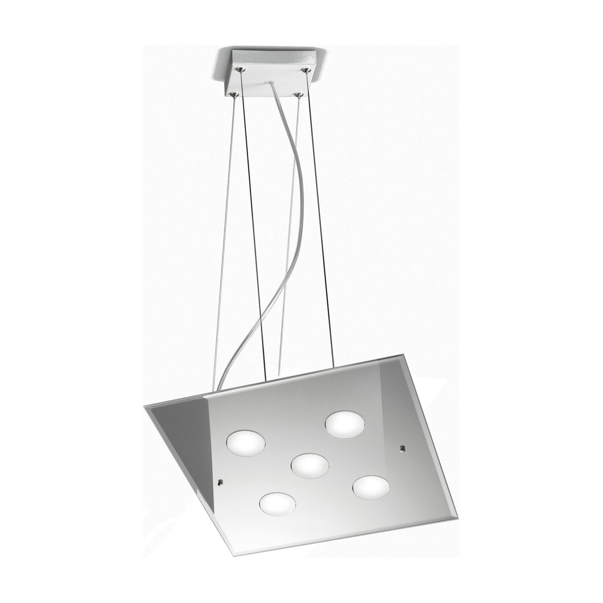 Dado 5 Light Glass Pendant Light