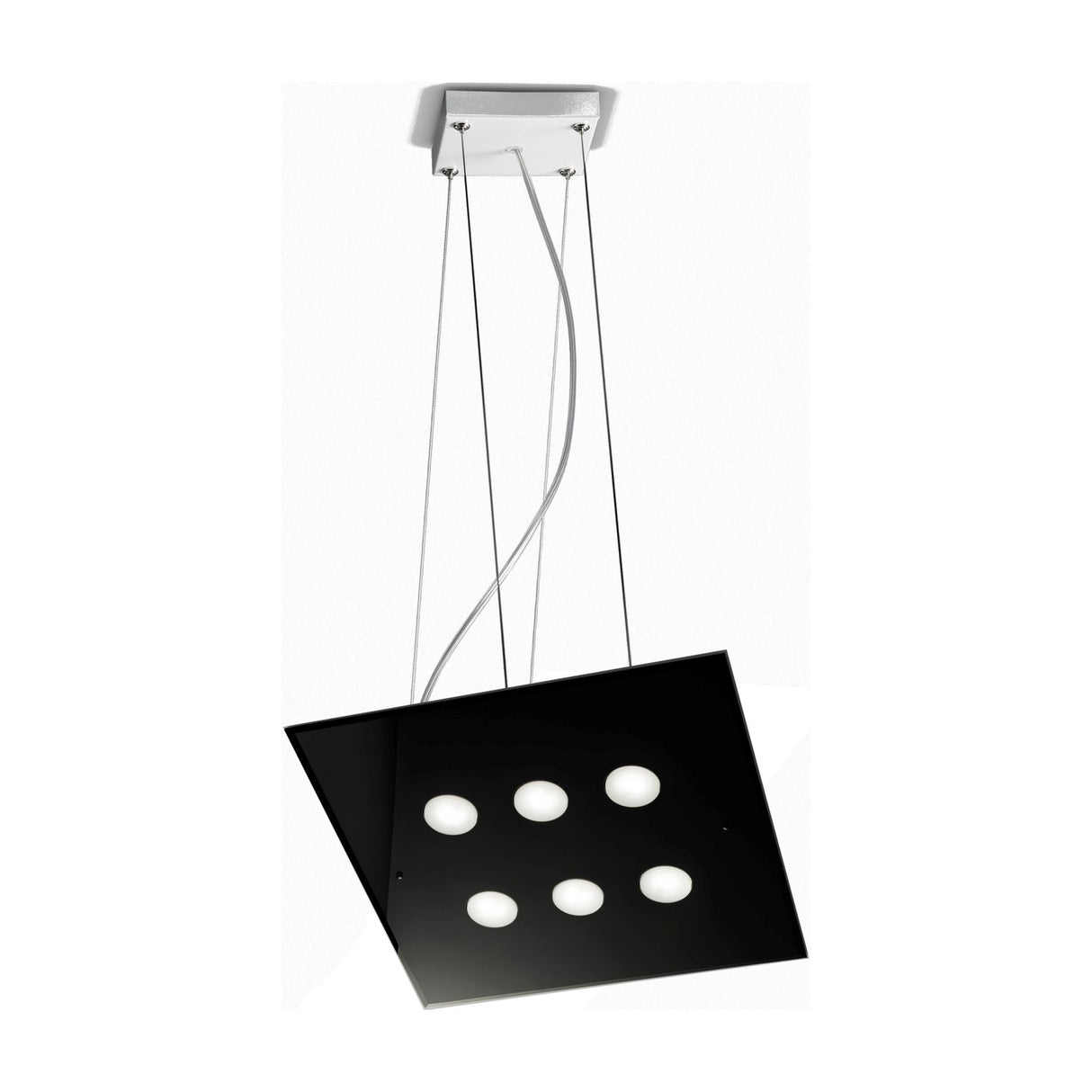 Dado 6 Light Glass Pendant Light