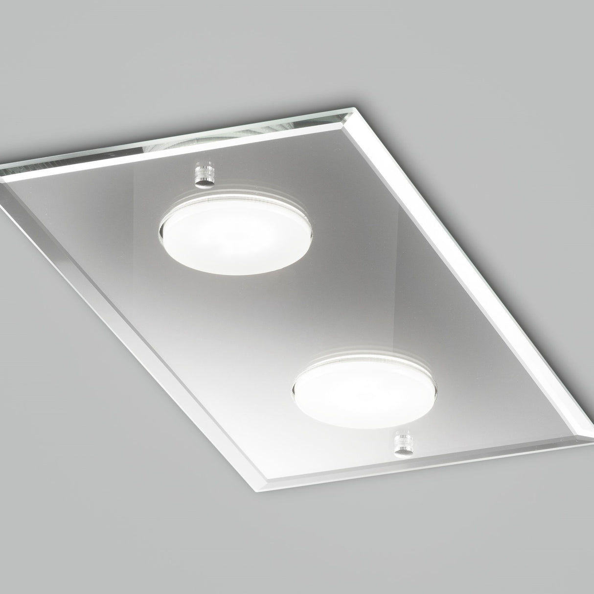 Dado 2 Light Glass Ceiling Light