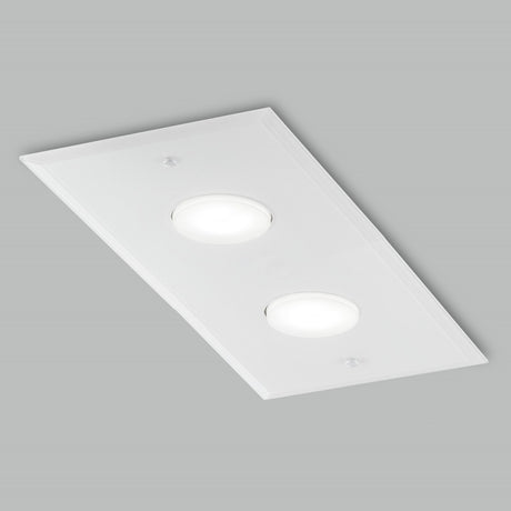 Dado 2 Light Glass Ceiling Light