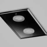 Dado 2 Light Glass Ceiling Light