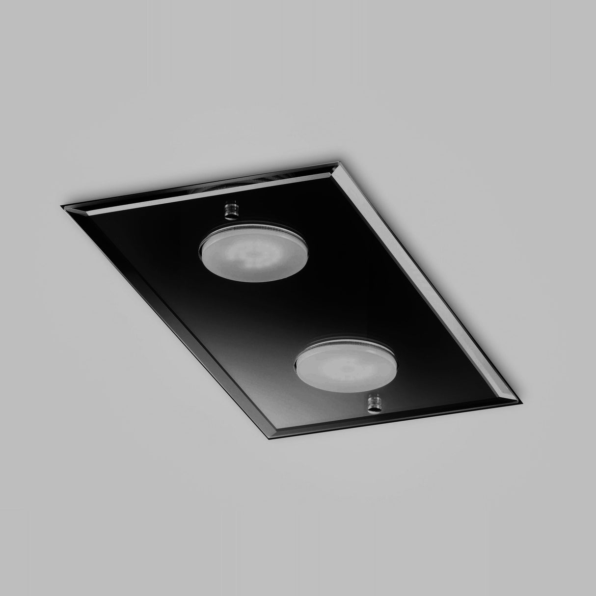 Dado 2 Light Glass Ceiling Light