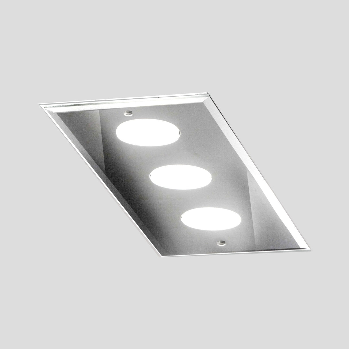 Dado 3 Light Glass Ceiling Light