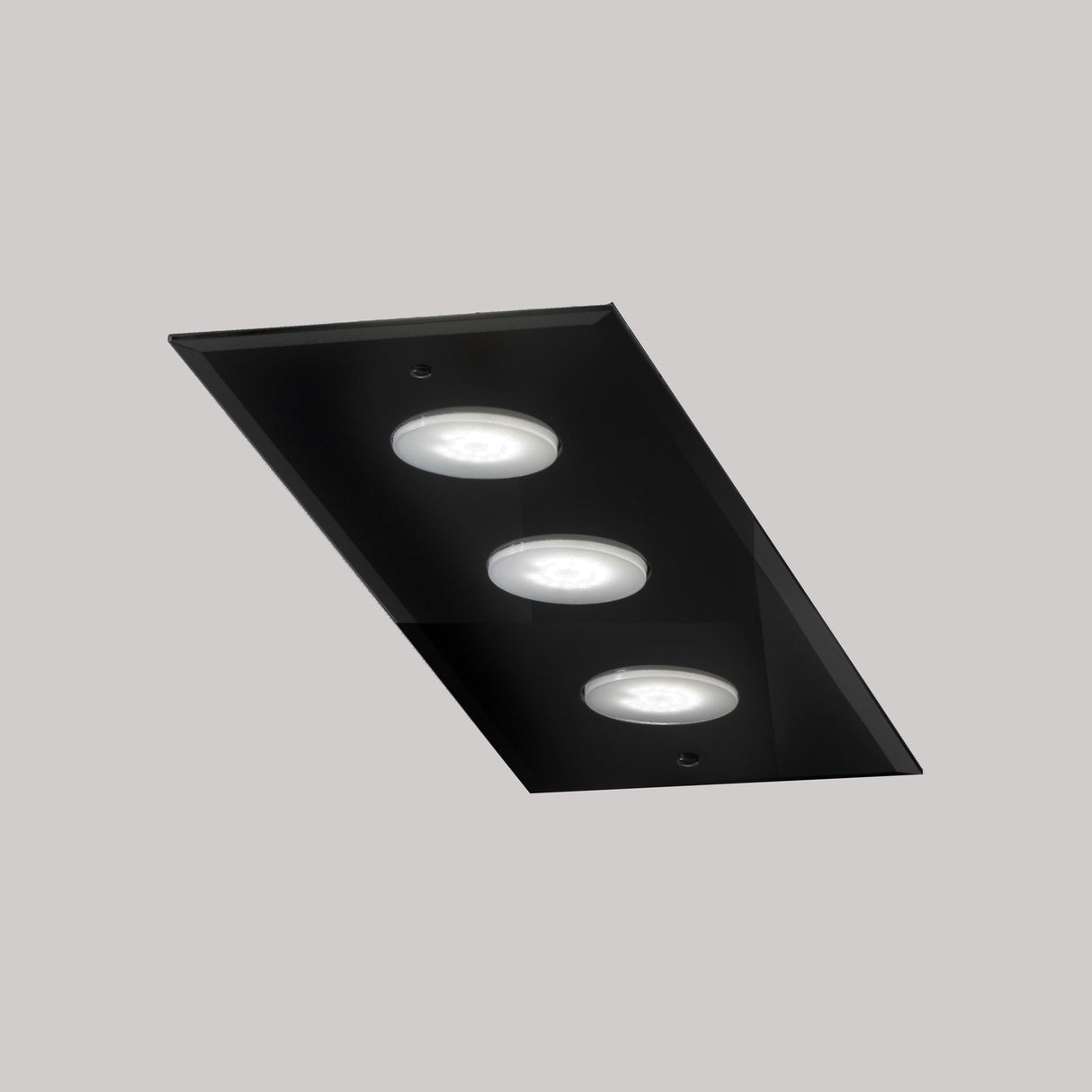 Dado 3 Light Glass Ceiling Light