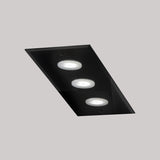 Dado 3 Light Glass Ceiling Light