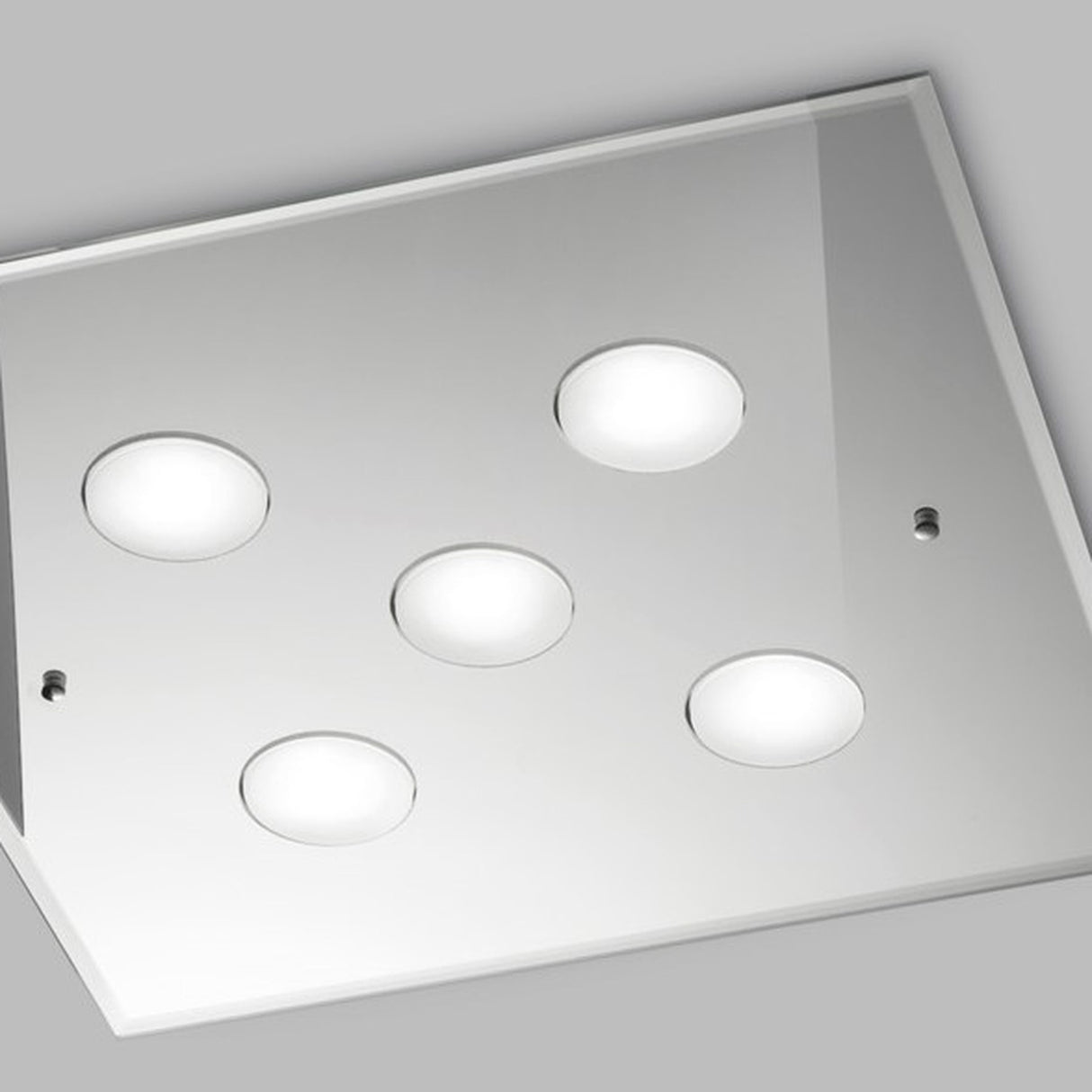 Dado 5 Light Glass Ceiling Light