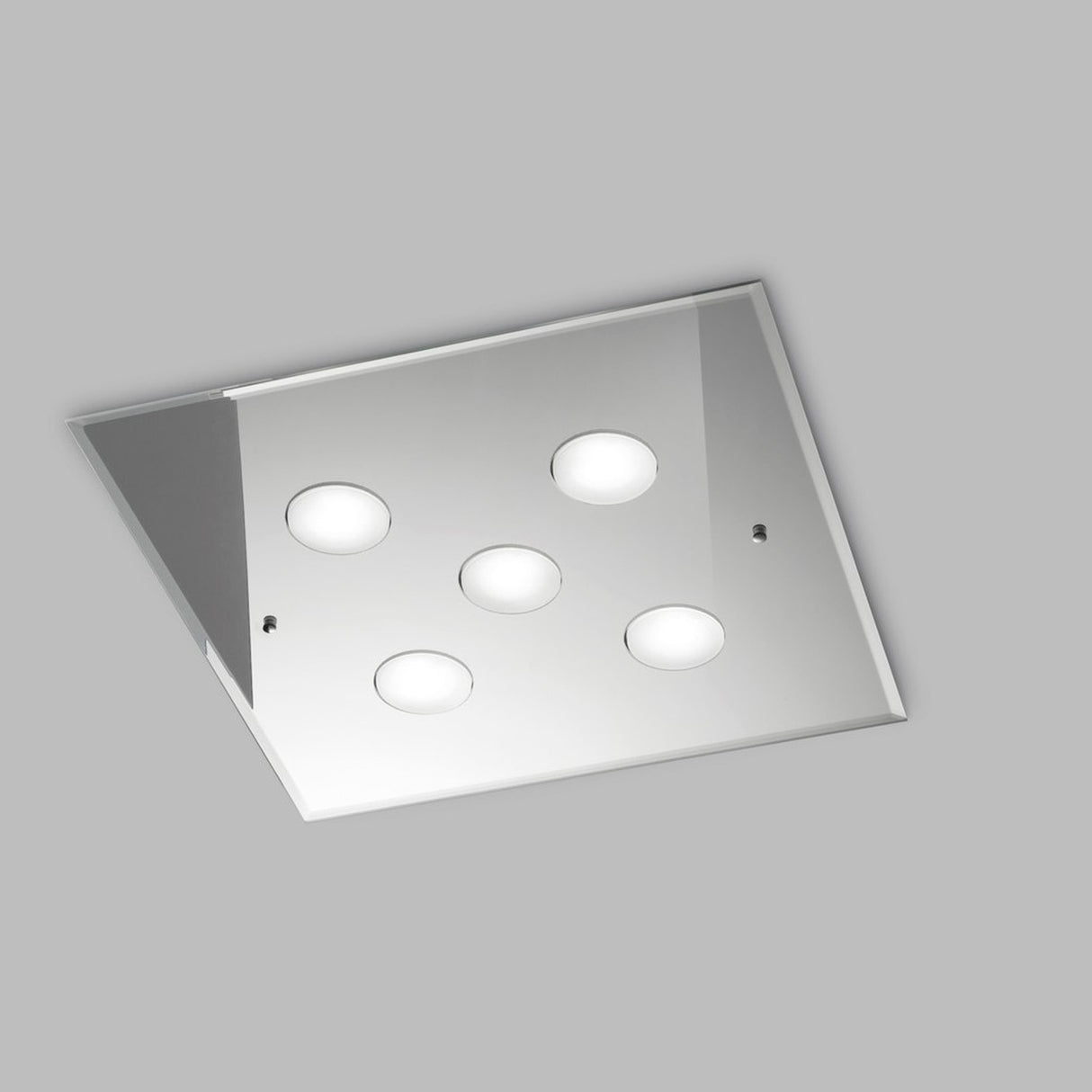Dado 5 Light Glass Ceiling Light