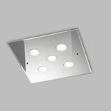 Dado 5 Light Glass Ceiling Light